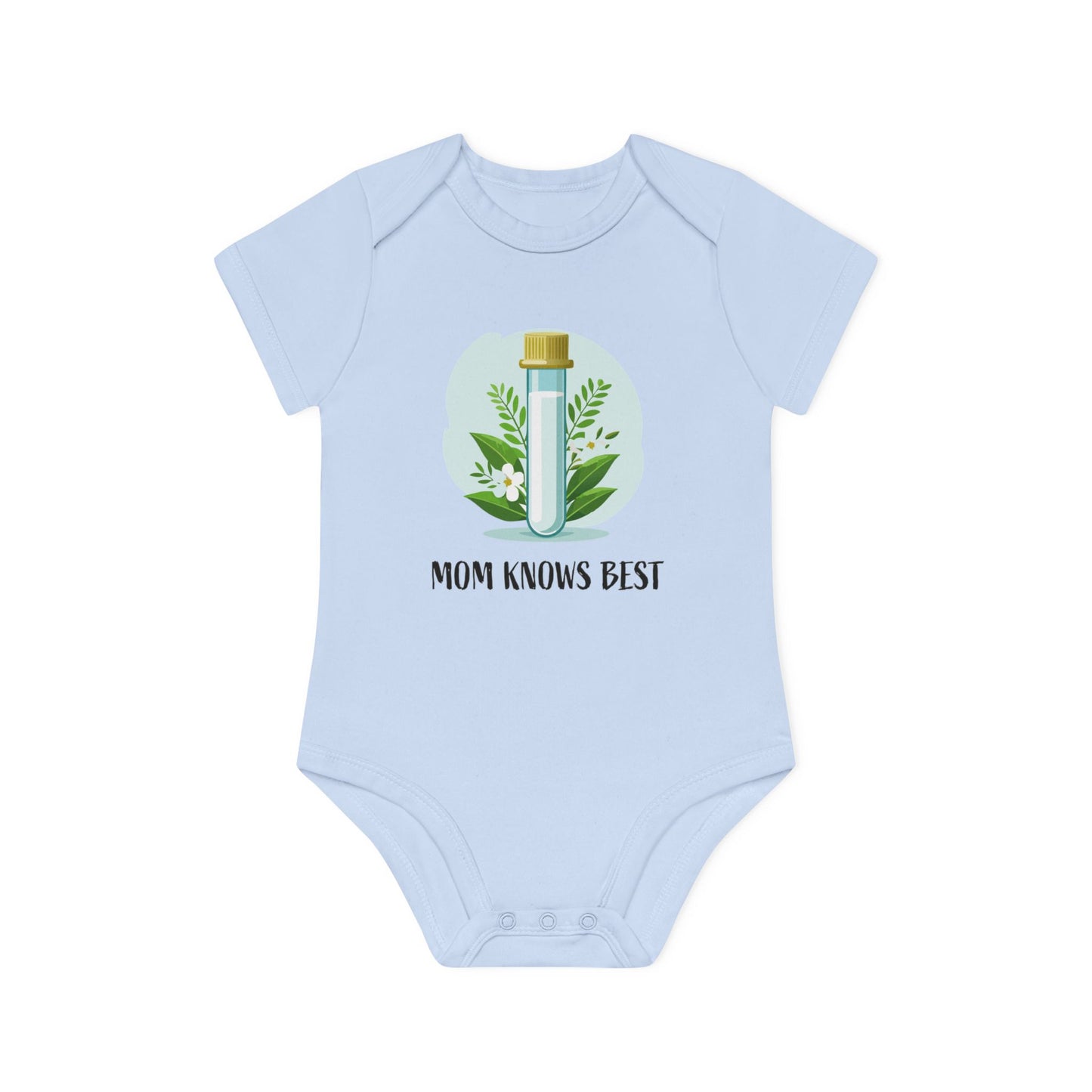 Organic Mom Knows Best Onesie