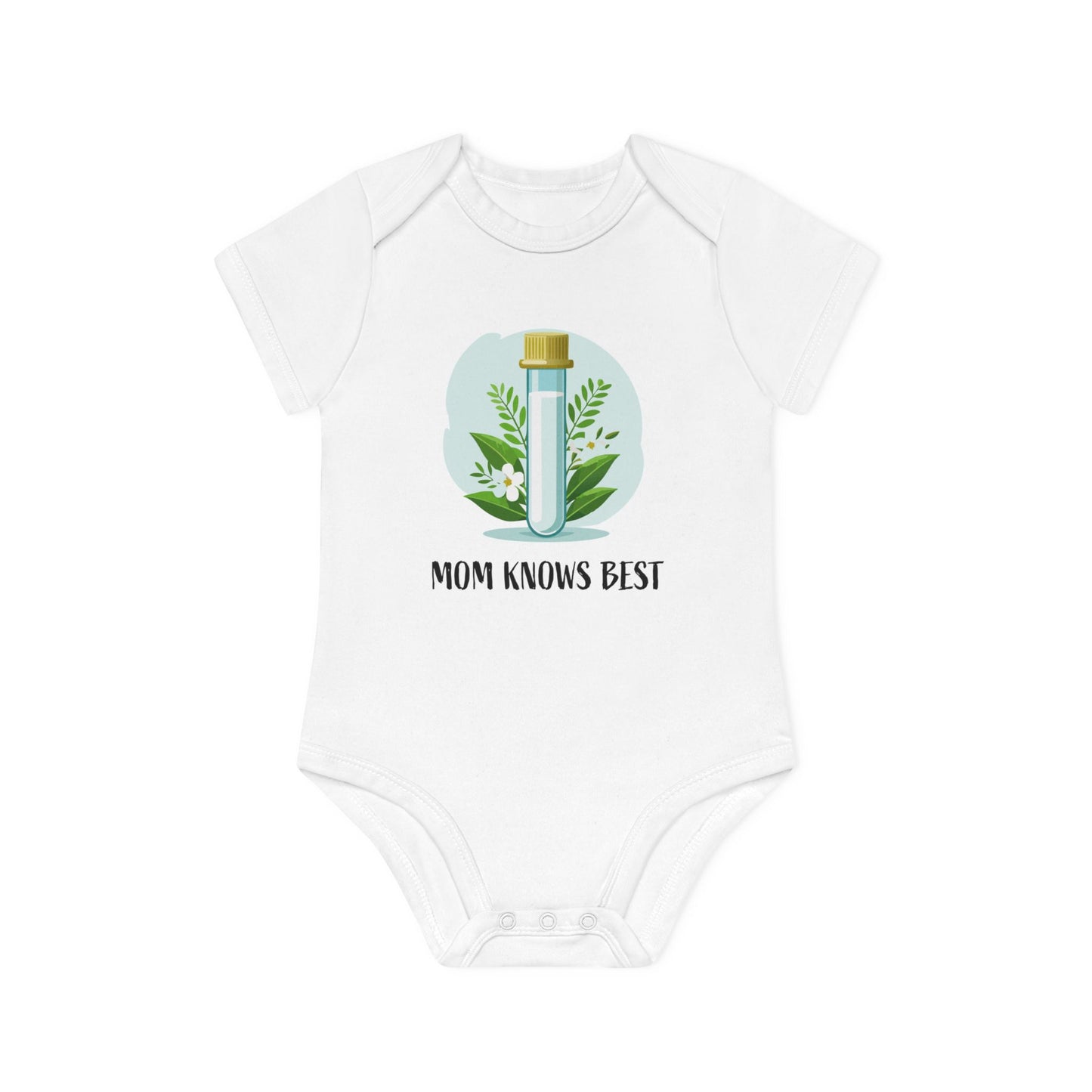 Organic Mom Knows Best Onesie