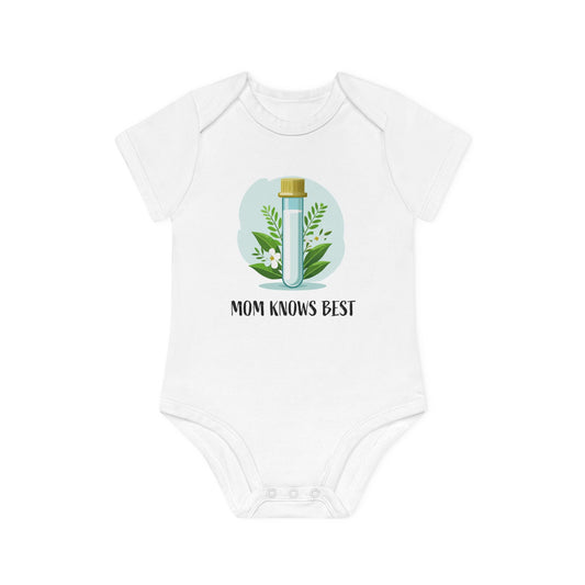 Organic Mom Knows Best Onesie