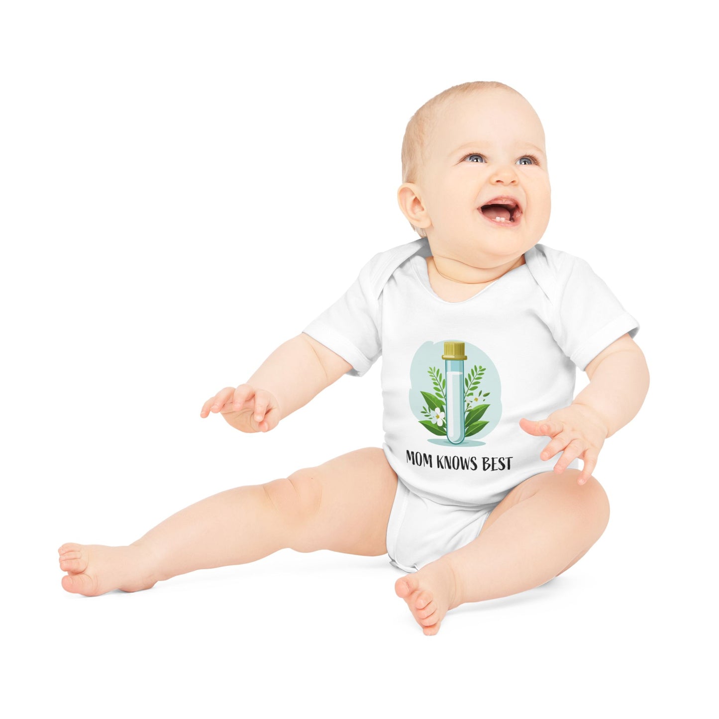 Organic Mom Knows Best Onesie