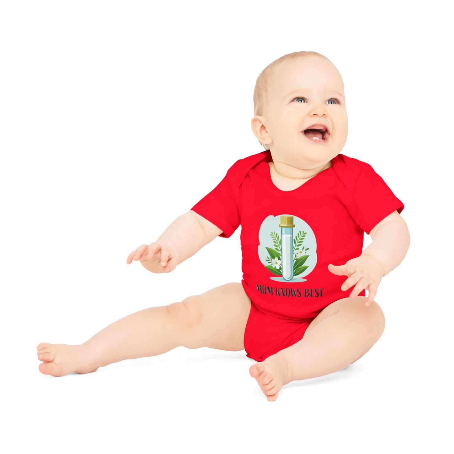 Organic Mom Knows Best Onesie