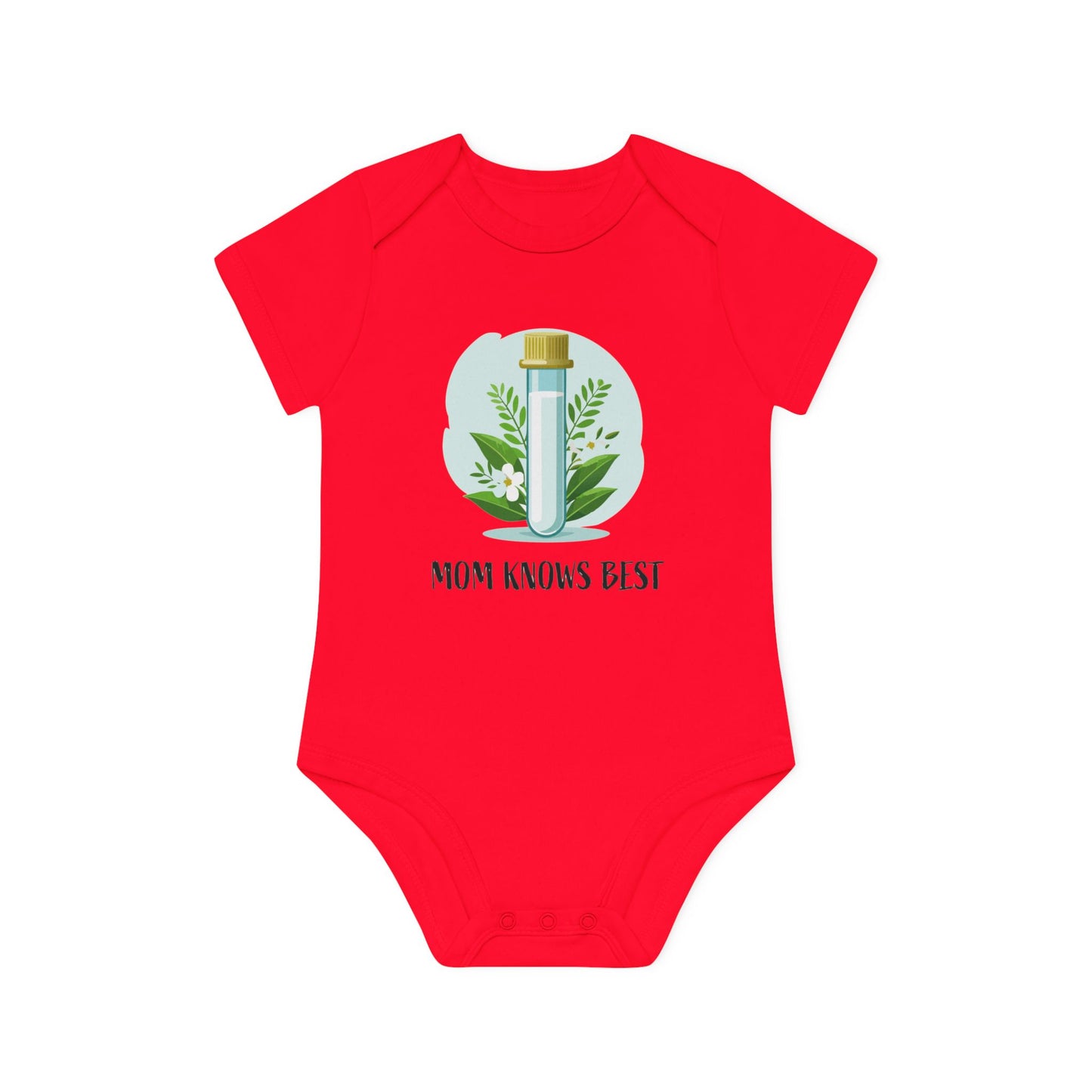 Organic Mom Knows Best Onesie