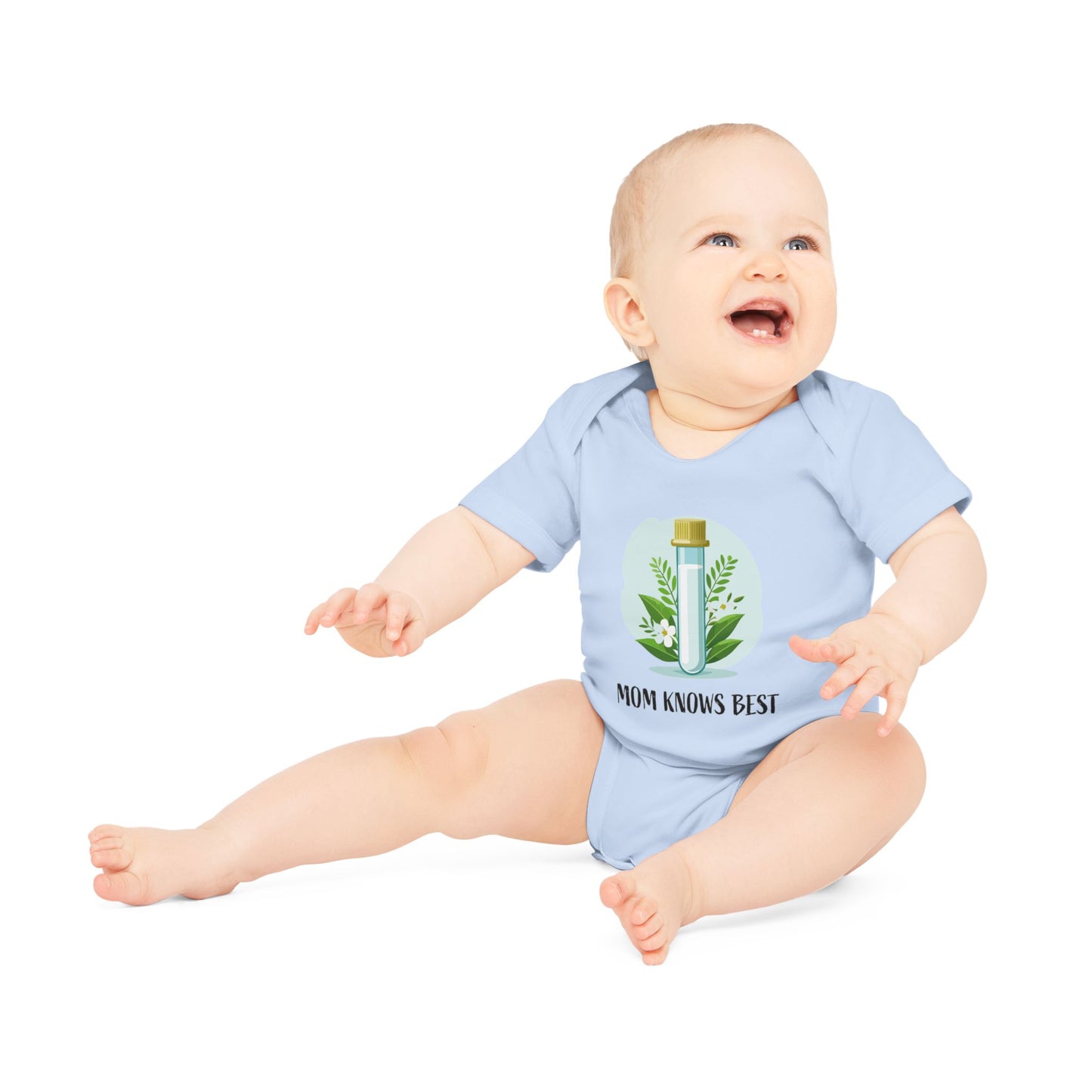 Organic Mom Knows Best Onesie