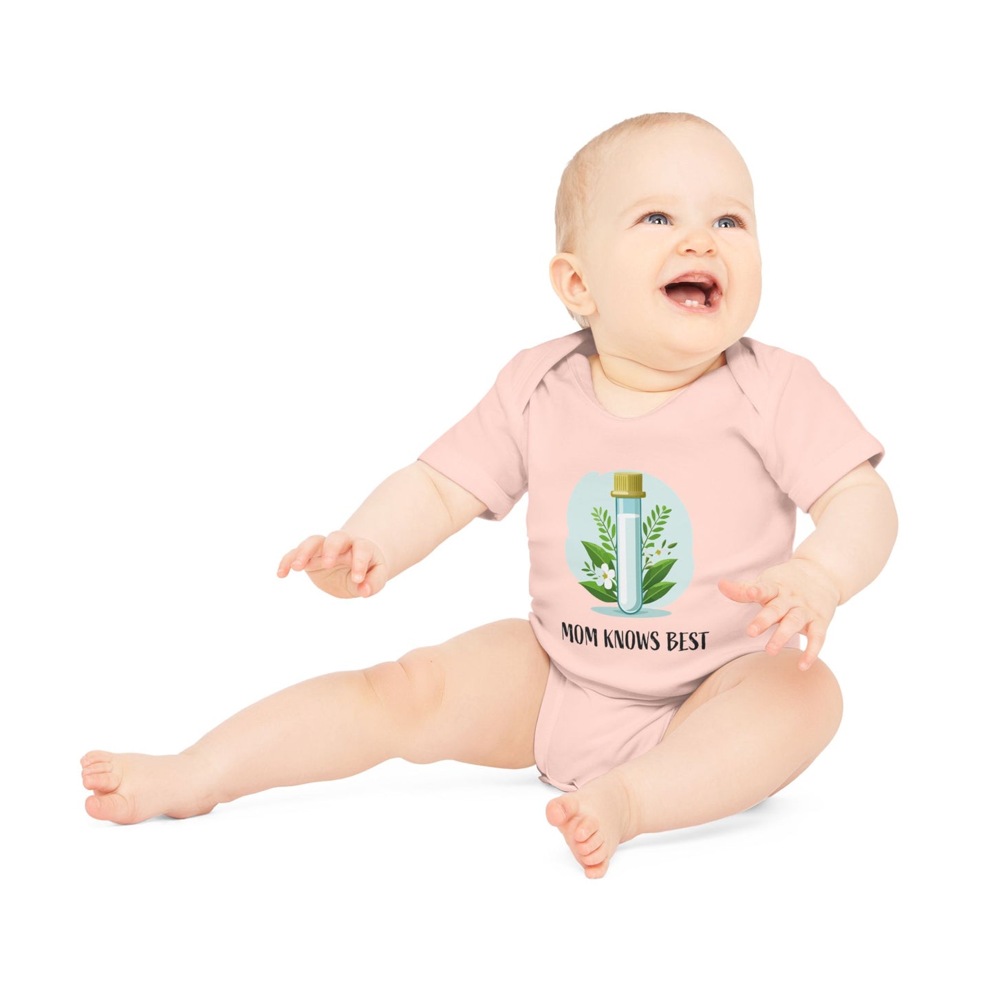 Organic Mom Knows Best Onesie